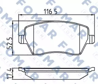 FOMAR FRICTION FO 921181