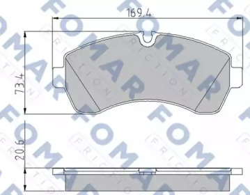 FOMAR FRICTION FO 921481