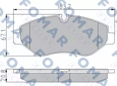 FOMAR FRICTION FO 921581