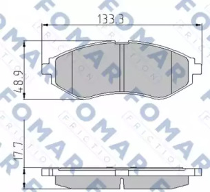 FOMAR FRICTION FO 923181