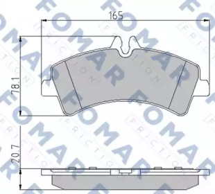 FOMAR FRICTION FO 923681