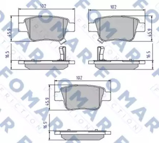 FOMAR FRICTION FO 924181