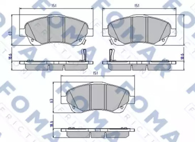 FOMAR FRICTION FO 924281