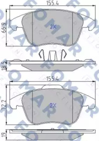 FOMAR FRICTION FO 930481