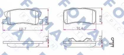 FOMAR FRICTION FO 931681