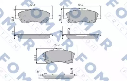 FOMAR FRICTION FO 933181