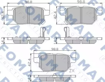 FOMAR FRICTION FO 933481