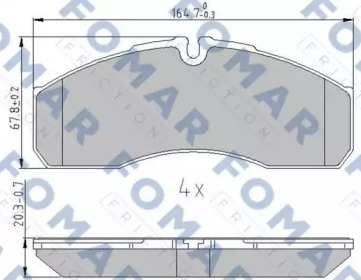 FOMAR FRICTION FO 933581