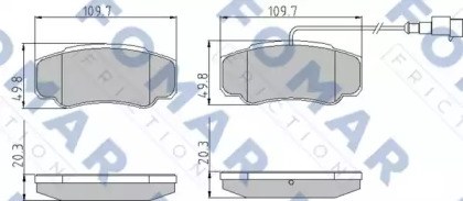 FOMAR FRICTION FO 934181