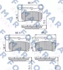 FOMAR FRICTION FO 935181