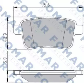 FOMAR FRICTION FO 935681