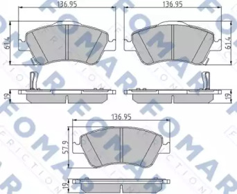 FOMAR FRICTION FO 936081