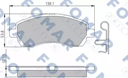 FOMAR FRICTION FO 936581