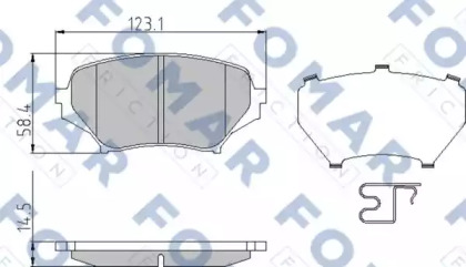 FOMAR FRICTION FO 948681