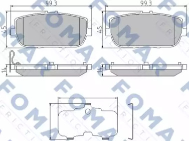 FOMAR FRICTION FO 948781