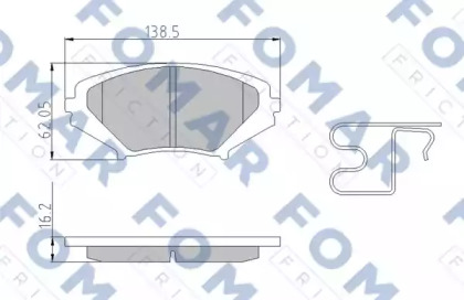 FOMAR FRICTION FO 968881