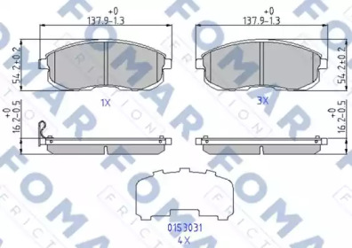 FOMAR FRICTION FO 969381