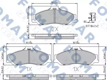 FOMAR FRICTION FO 994281