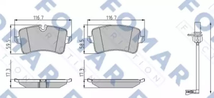 FOMAR FRICTION FO 998781