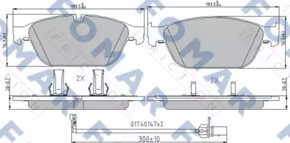 FOMAR FRICTION FO 998981