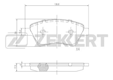 ZEKKERT BS-2826