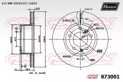 MAXTECH 873001.0000