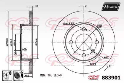 MAXTECH 883901.6060