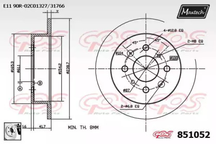 MAXTECH 851052.0080