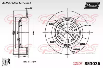 MAXTECH 853036.0080