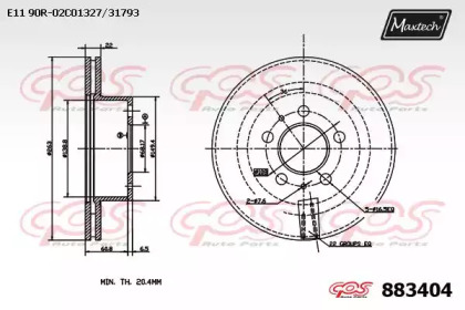 MAXTECH 883404.0000