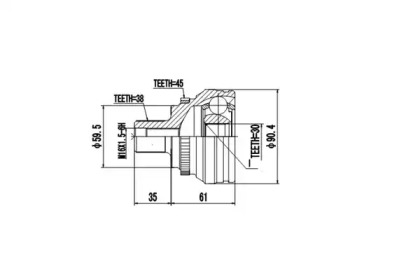 AYWIPARTS AW1510008A