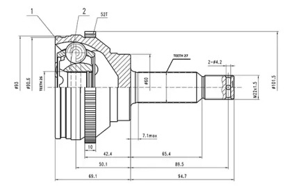 AYWIPARTS AW1510020A