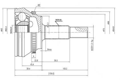 AYWIPARTS AW1510038A