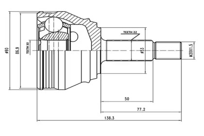 AYWIPARTS AW1510080A