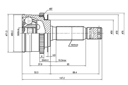 AYWIPARTS AW1510090A