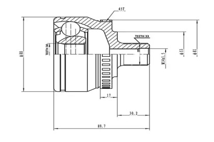 AYWIPARTS AW1510101A