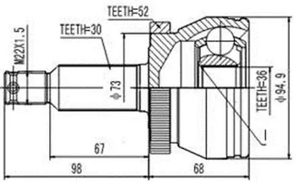 AYWIPARTS AW1510131A