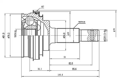 AYWIPARTS AW1510163A