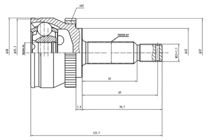 AYWIPARTS AW1510168A