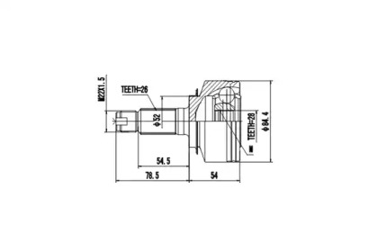 AYWIPARTS AW1510198