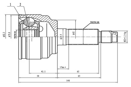 AYWIPARTS AW1510358