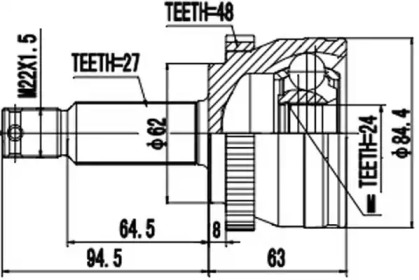 AYWIPARTS AW1510370A