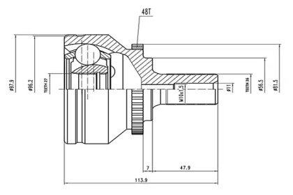 AYWIPARTS AW1510715A