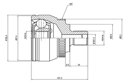 AYWIPARTS AW1510989A