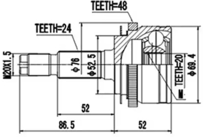 AYWIPARTS AW1511040A