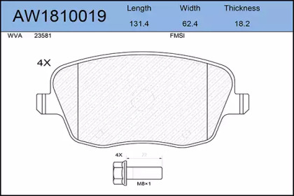 AYWIPARTS AW1810019