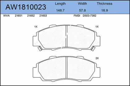 AYWIPARTS AW1810023