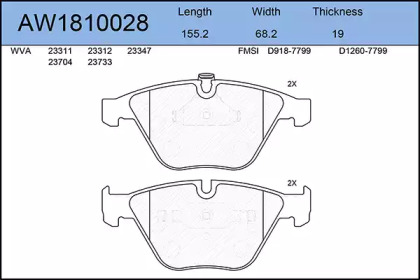 AYWIPARTS AW1810028