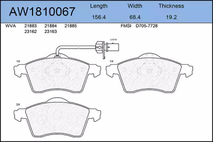 AYWIPARTS AW1810067