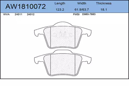 AYWIPARTS AW1810072